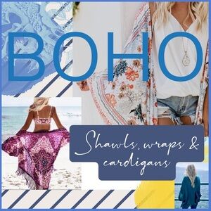 🍃☮️🍃 SHAWLS Wraps CARDIGANS 🍃☮️🍃